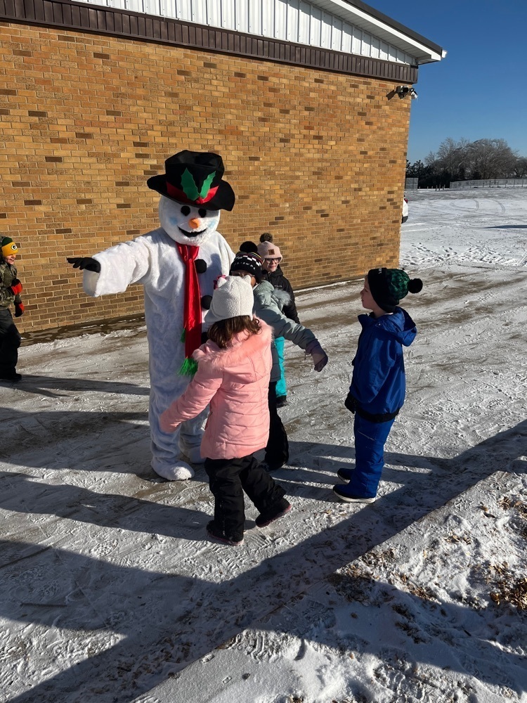 photo of Frosty at recess