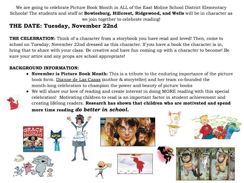 Picture Book Month flyer