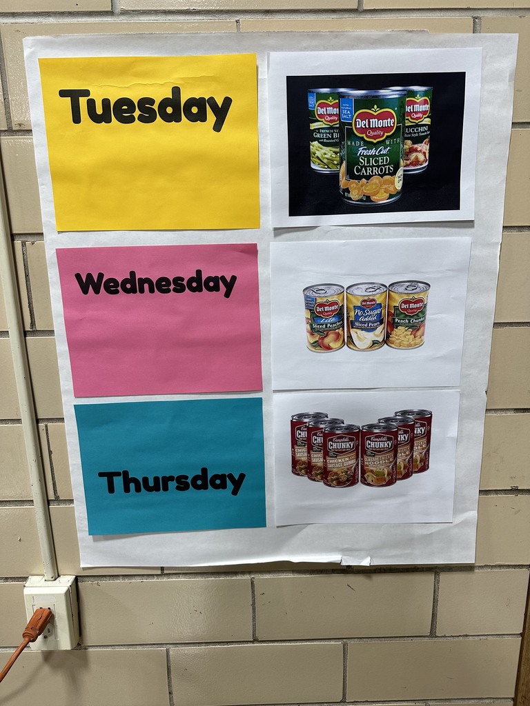 ELC Food Drive Days Poster
