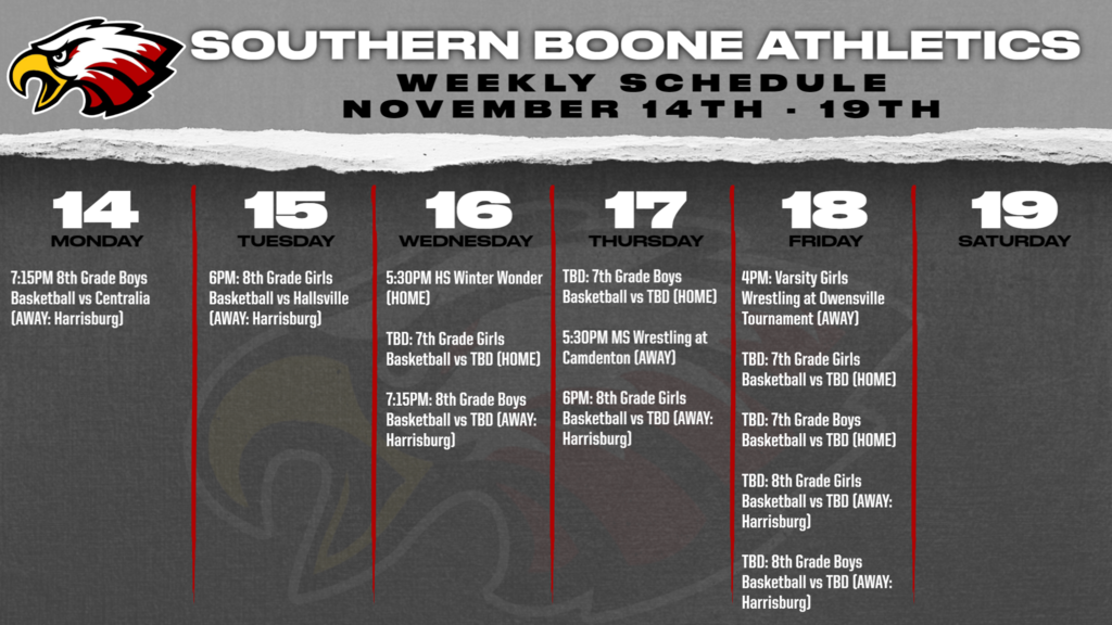 Weekly Schedule