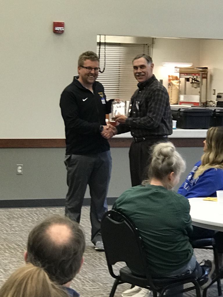 Matt Freel was named Wellman Rotary Educator of the Year