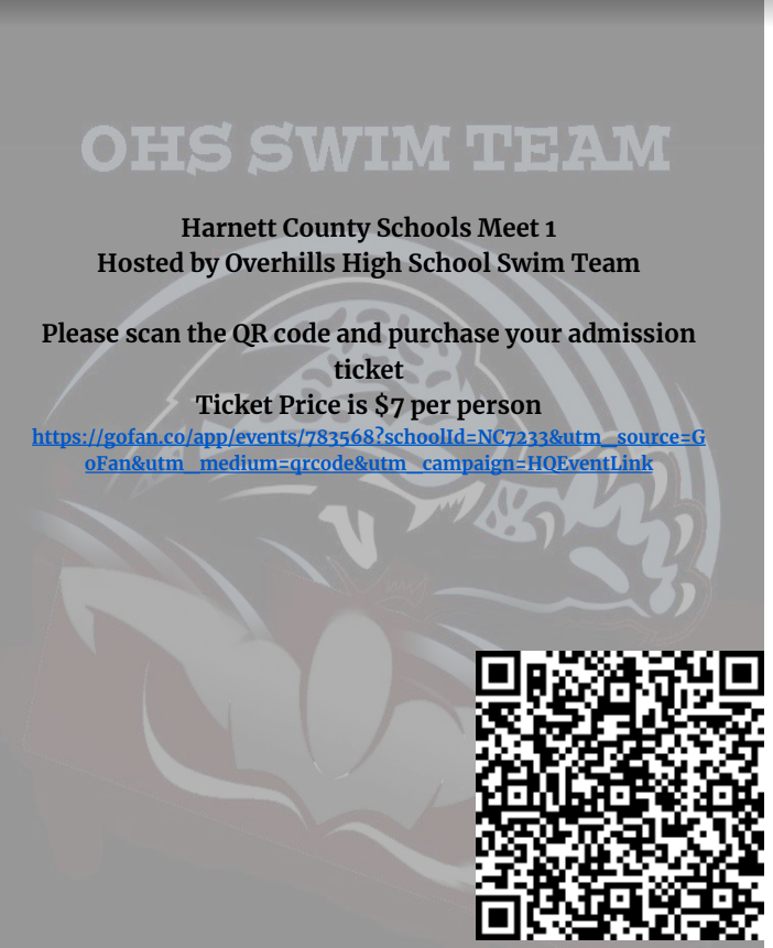 Swim Meet 1 HCS Tonight