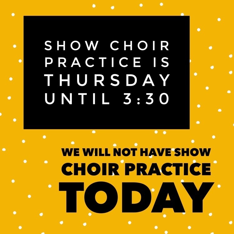 show choir practice