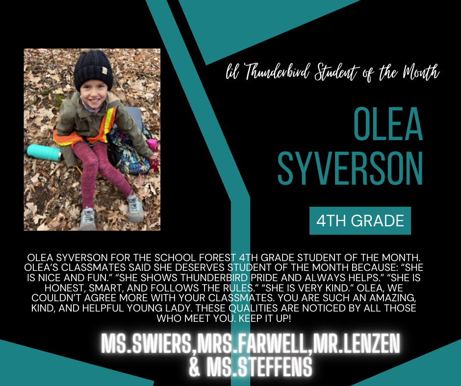 Student of the month