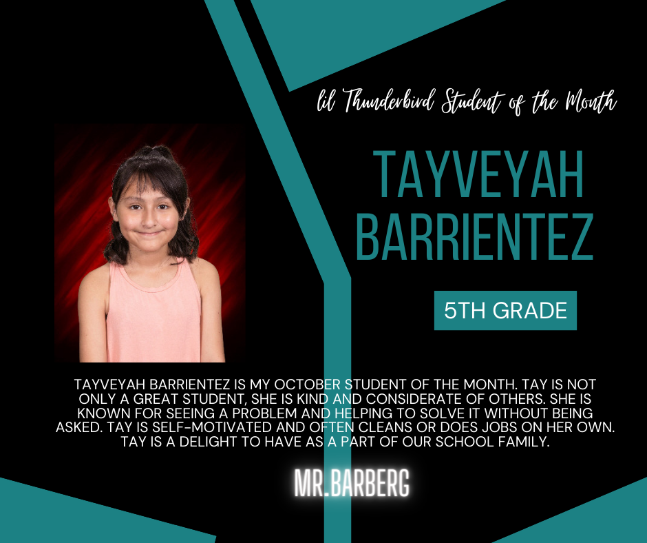 Student of the month