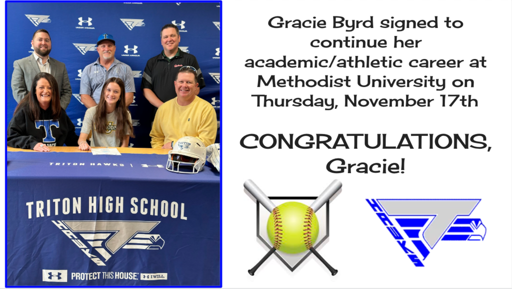 Gracie Byrd Signing