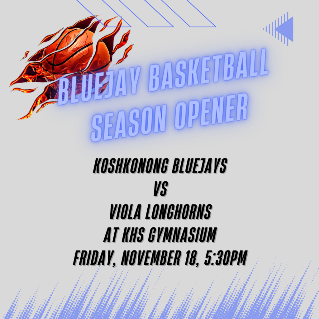 Varsity Boys Basketball, Friday, Nov. 18th, 5:30pm, KHS Gym