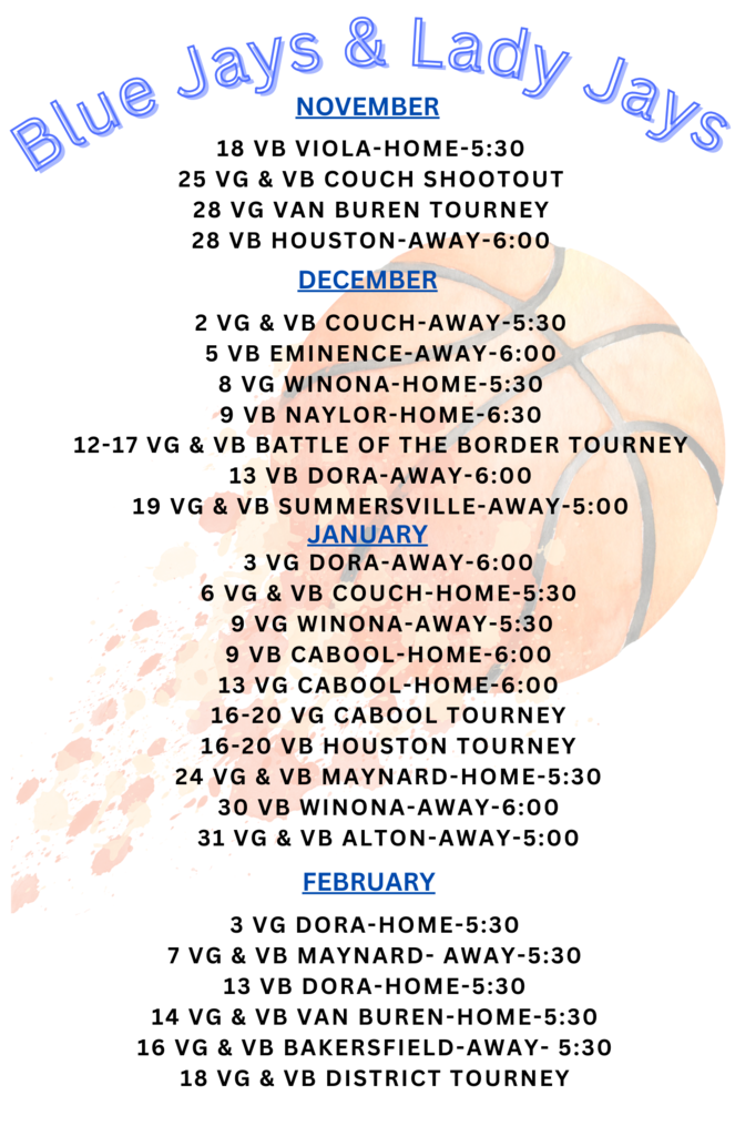 Basketball Schedule 2022-2023: Tyler Gregory