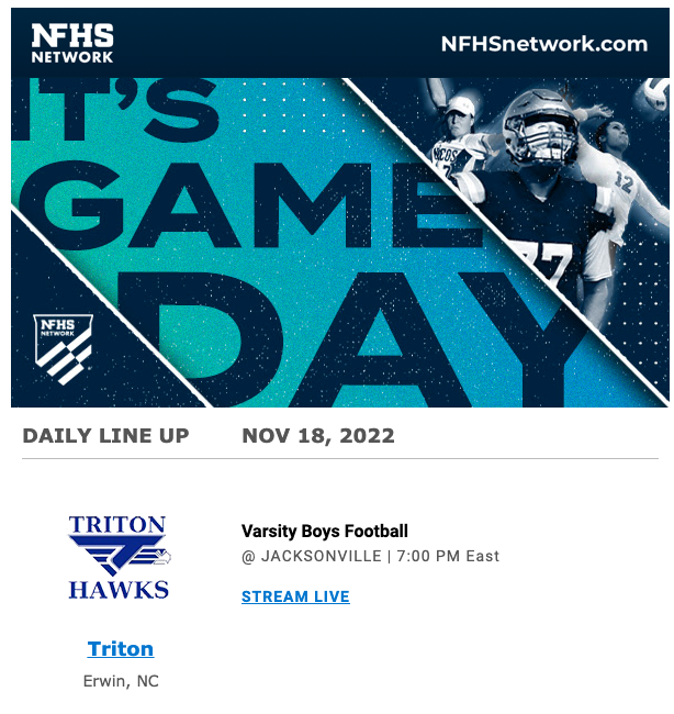 NFHS Live Stream Playoff Game 3