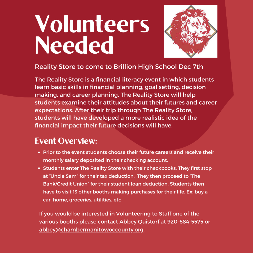 Volunteers Needed