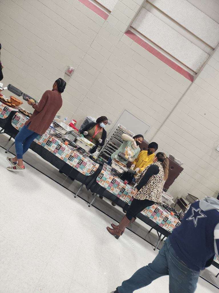 Happy Thanksgiving! Pictured: This year's Royal Elementary School Thanksgiving lunch event. 