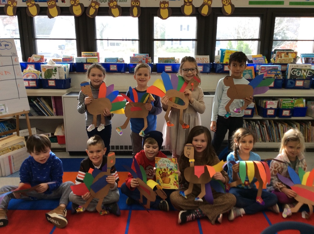 Mrs. Hack's first-graders celebrate Thanksgiving
