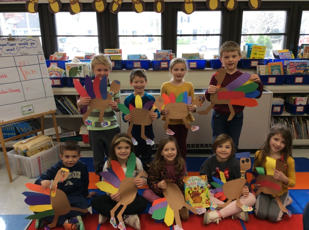 Mrs. Hack's first-graders celebrate Thanksgiving