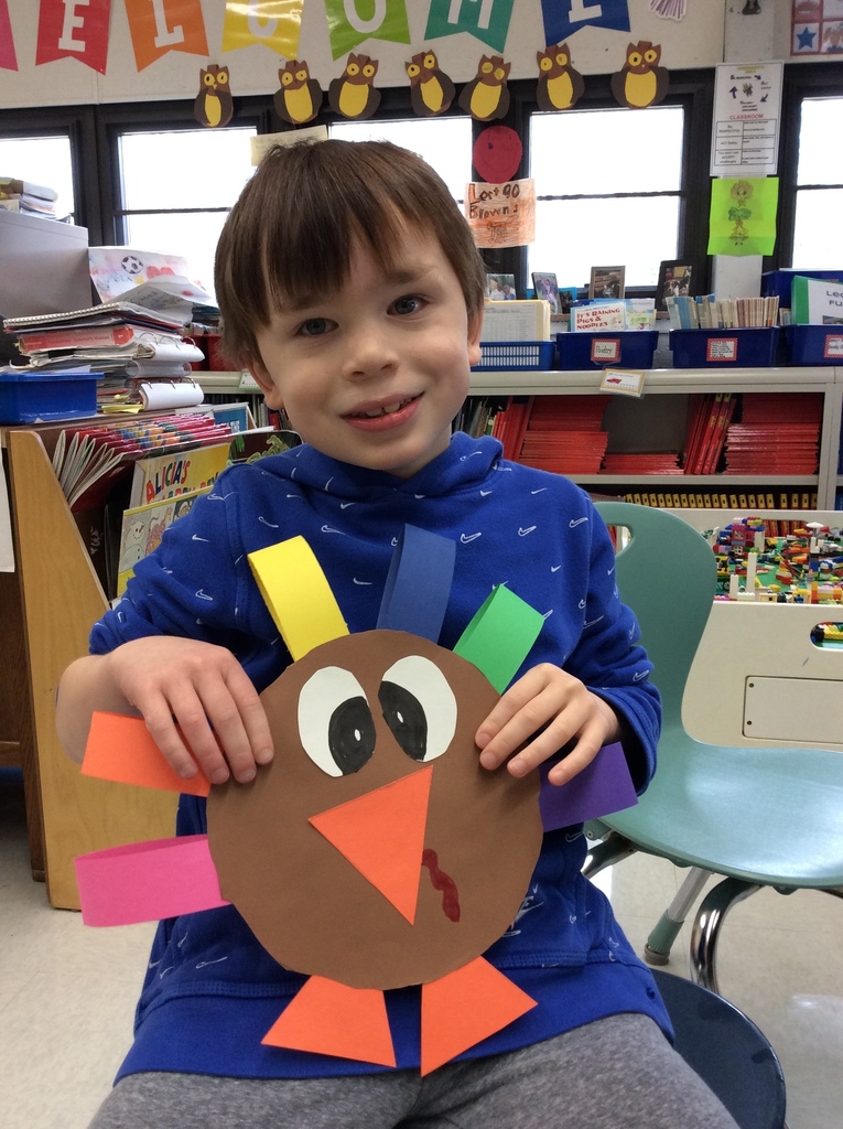 Mrs. Hack's first-graders celebrate Thanksgiving