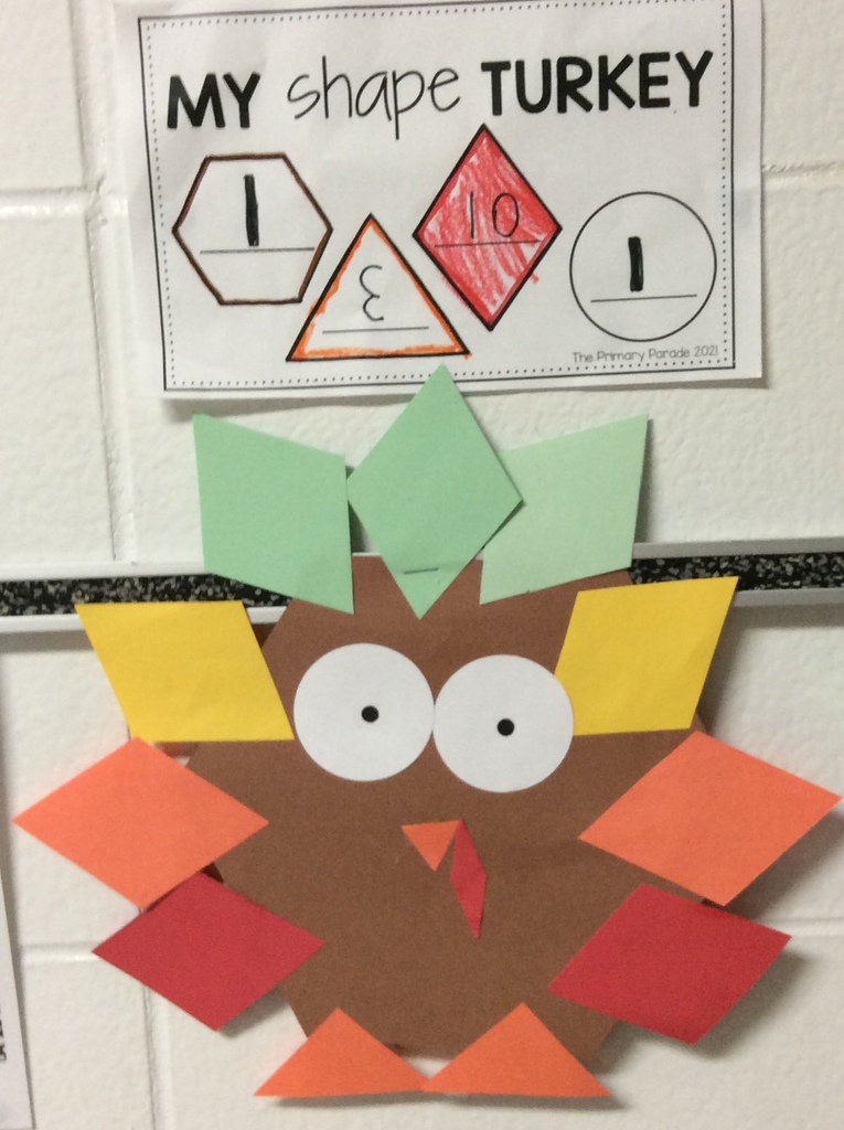 Shiry Kindergarten turkey art
