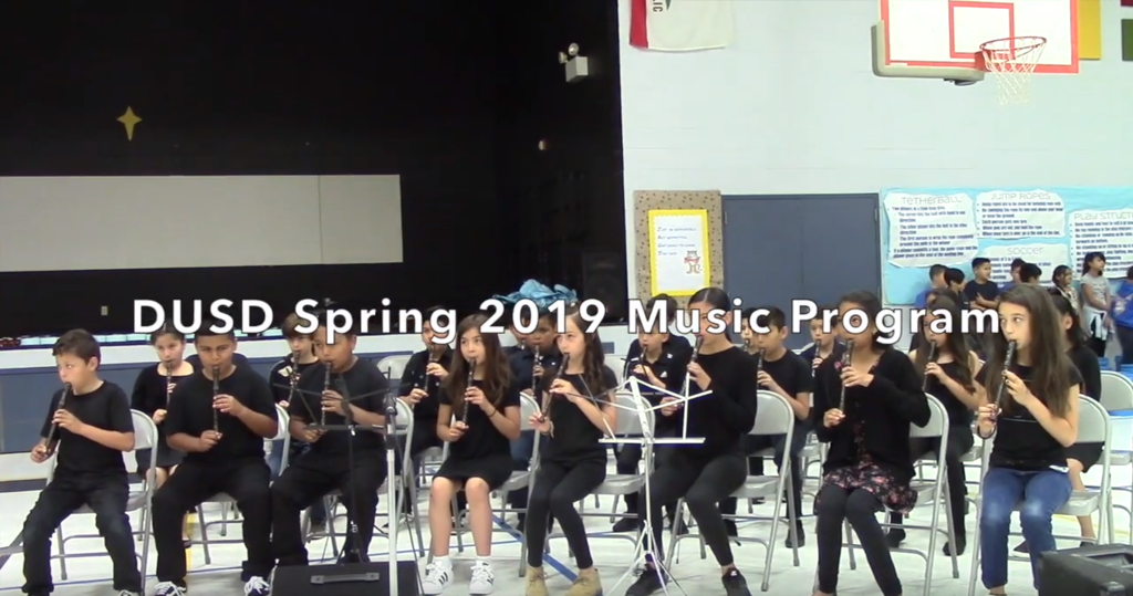 DUSD Elementary Music Program