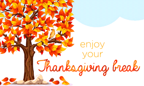 thanksgiving break graphic