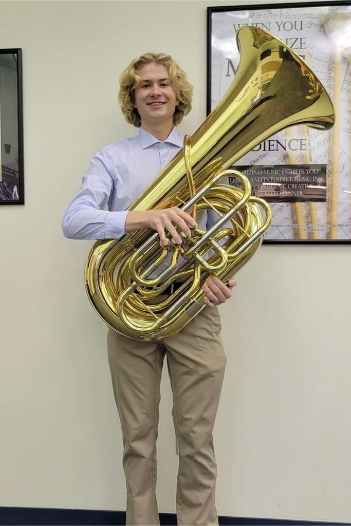 Mel Hopkin on Tuba