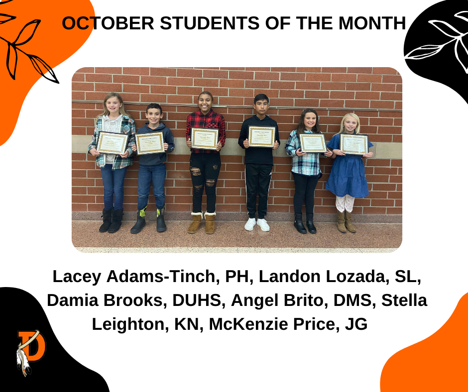 students of the month