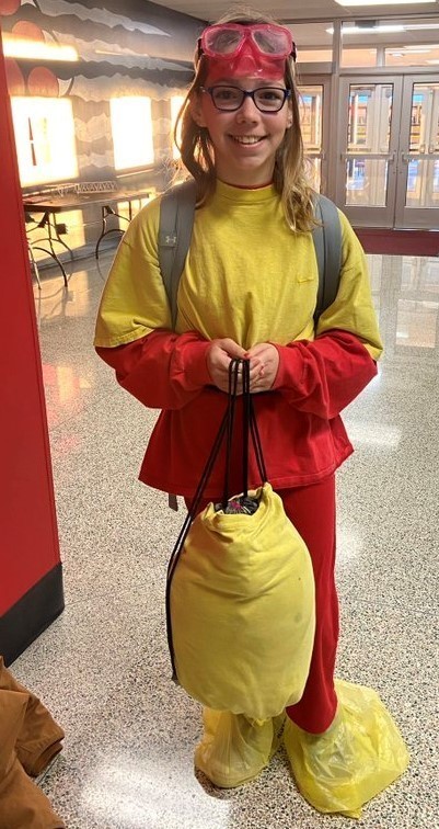 Student dresses up like Adam Sandler character Scuba Steve