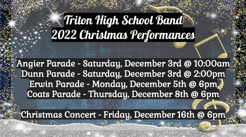 THS Band Christmas Performances