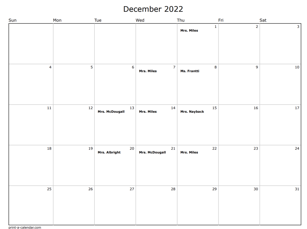 MS Tutoring 12/22