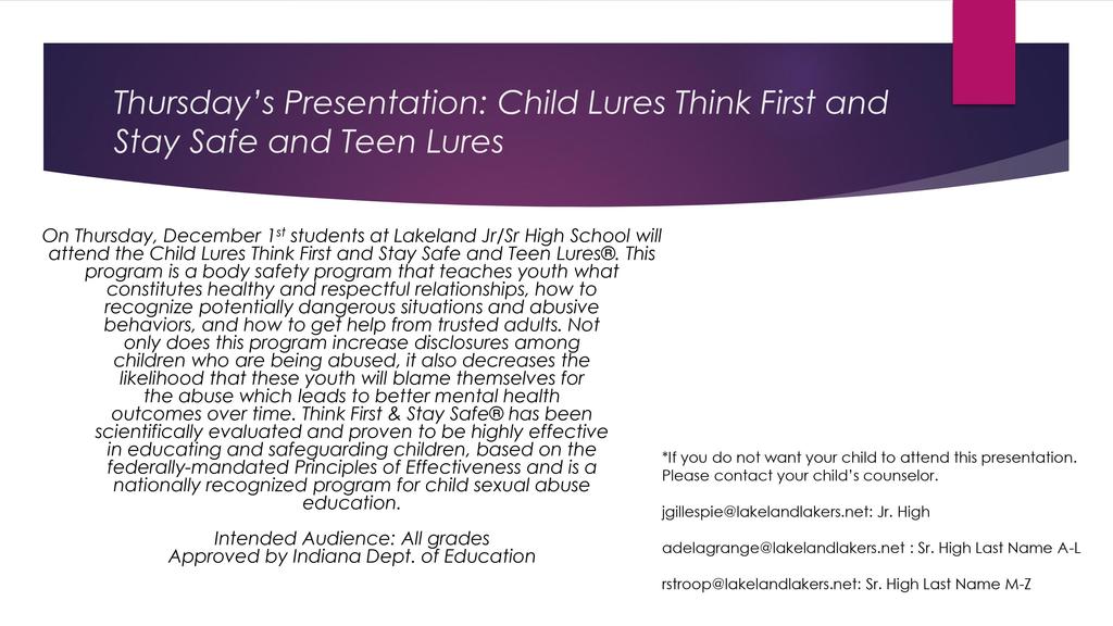 Presentation