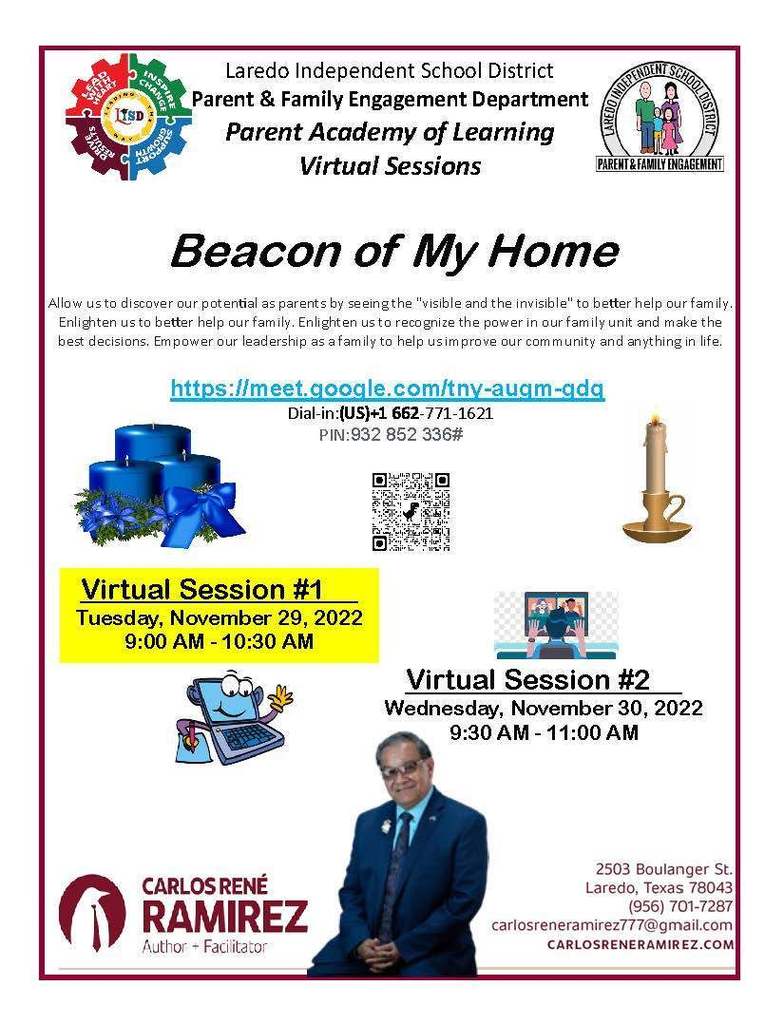 Virtual Parent Meeting 11.29.22