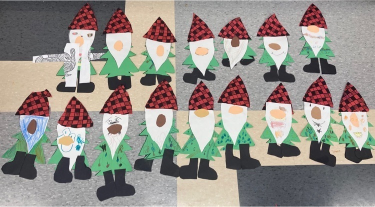 1st grade gnomes in art