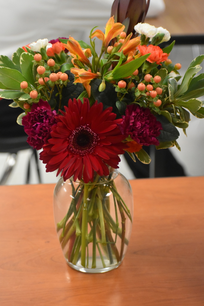 Fall floral arrangement