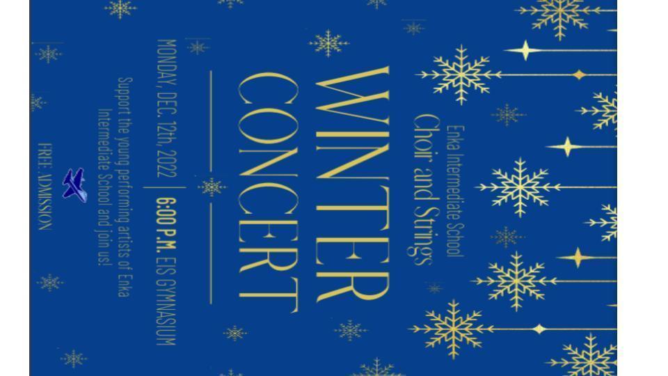 Winter Concert poster