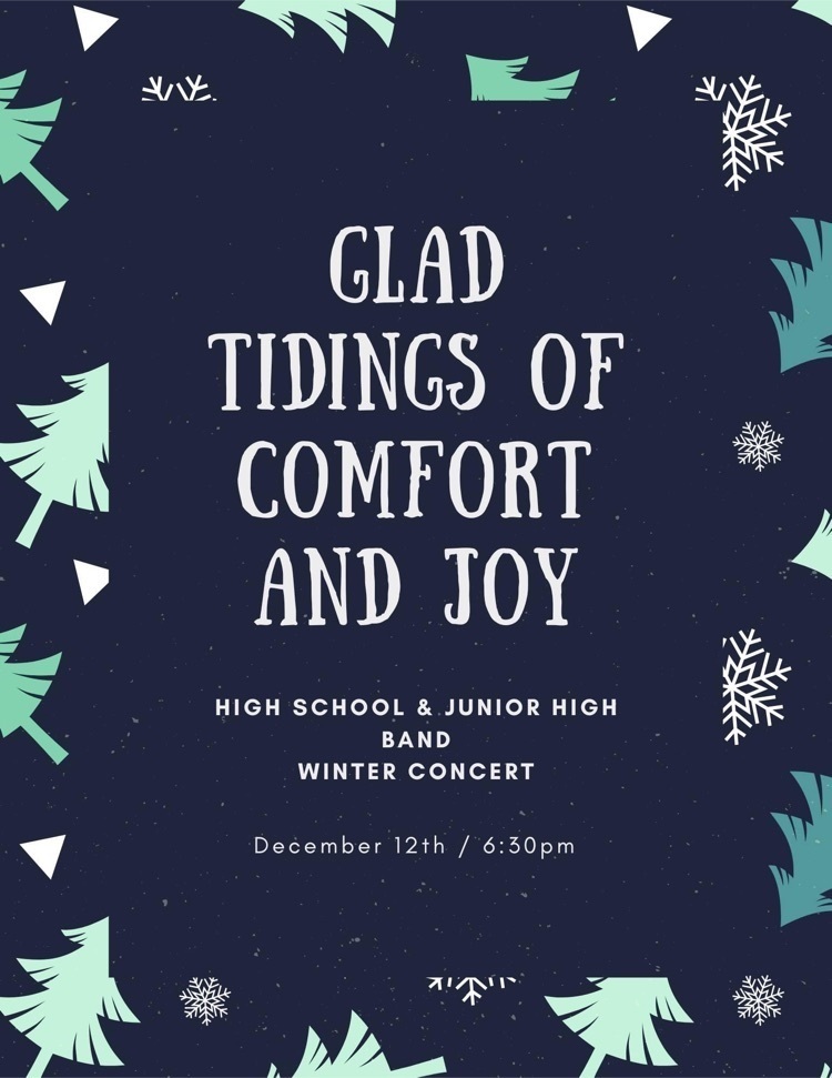 band concert information Dec 12