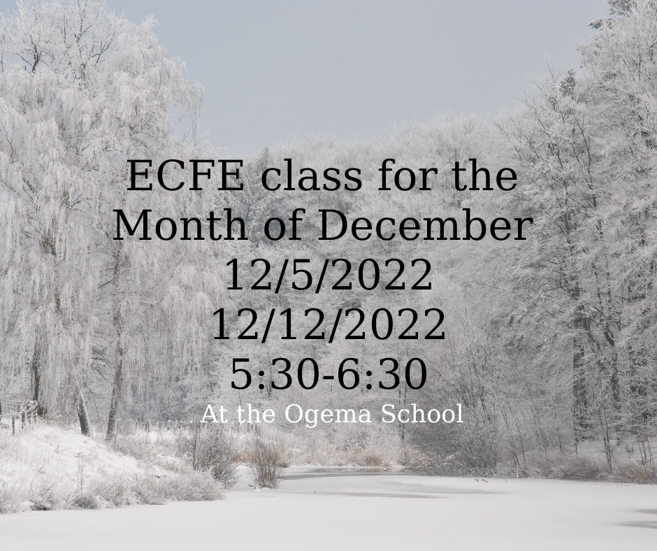 ECFE  December dates