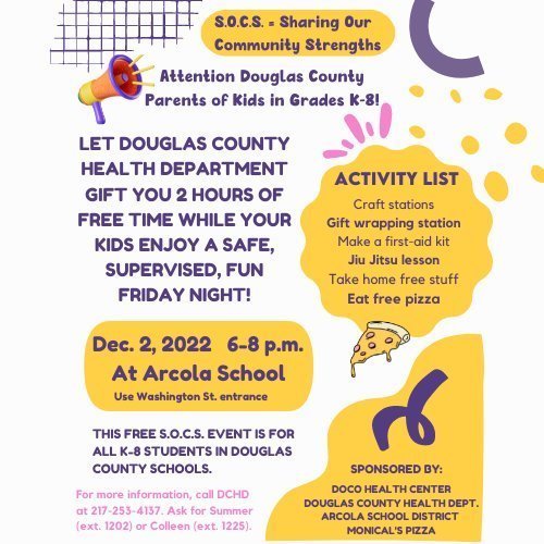 DCHD SOCS free activity night