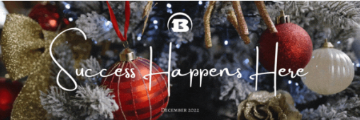 Success Happen Here eNewsletter December