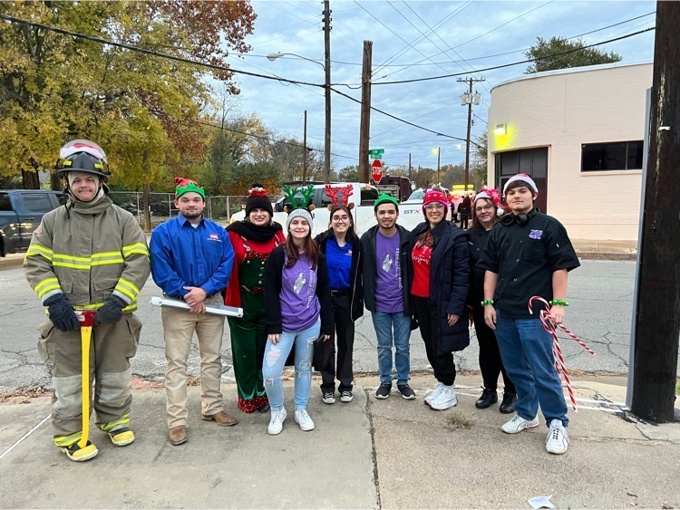 Tyler ISD CTC at the Tyler Rotary Christmas Parade