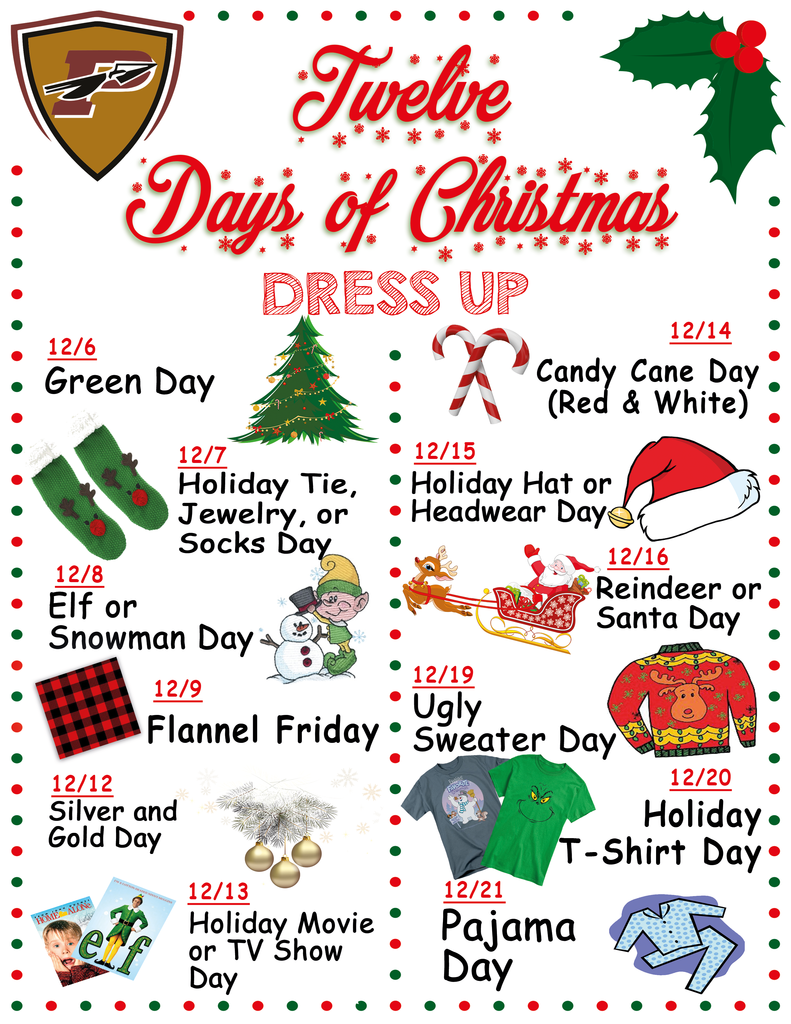 Twelve Days of Christmas Dress Up