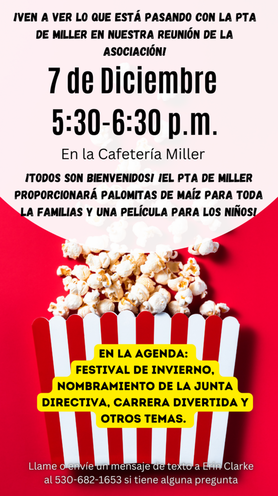 PTA Association Meeting - Spanish
