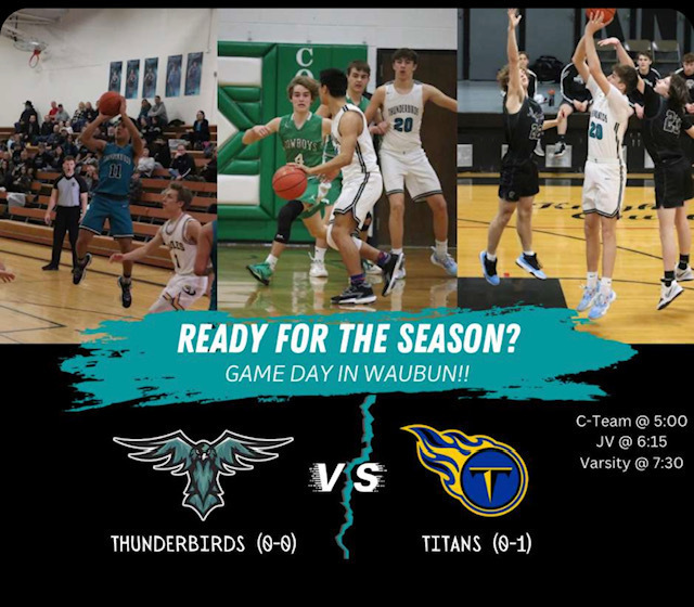 Are you ready Thunderbird Nation?  Boys Basketball starts tonight!! 