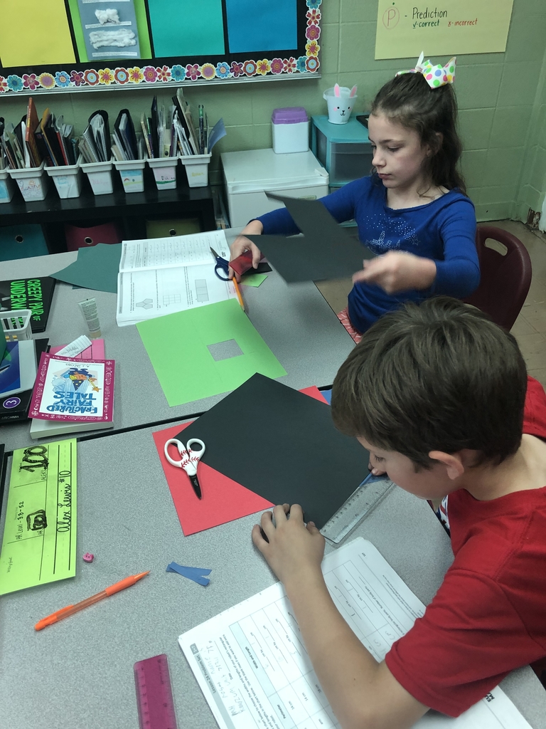 Mrs. Mathewson’s class is working on creating robots in math. This activity reviews perimeter and measuring to the nearest centimeter.