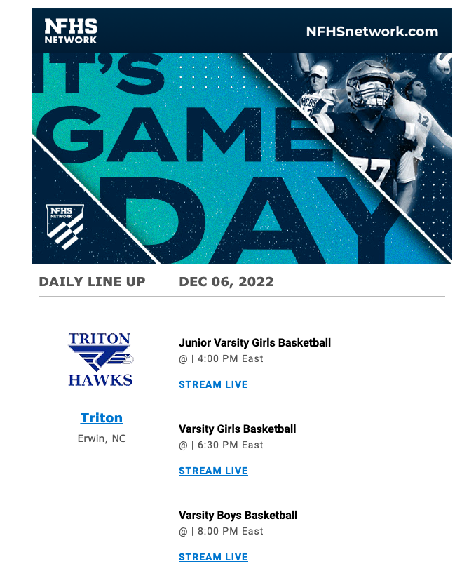 Live Streaming of Tonight's Away Basketball Games