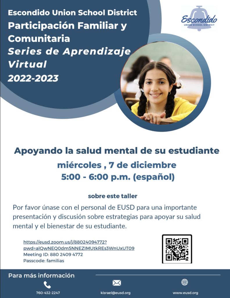 Youth Mental Wellness - Spanish