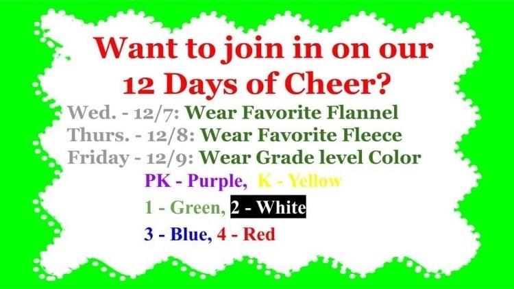 flyer for dress up days