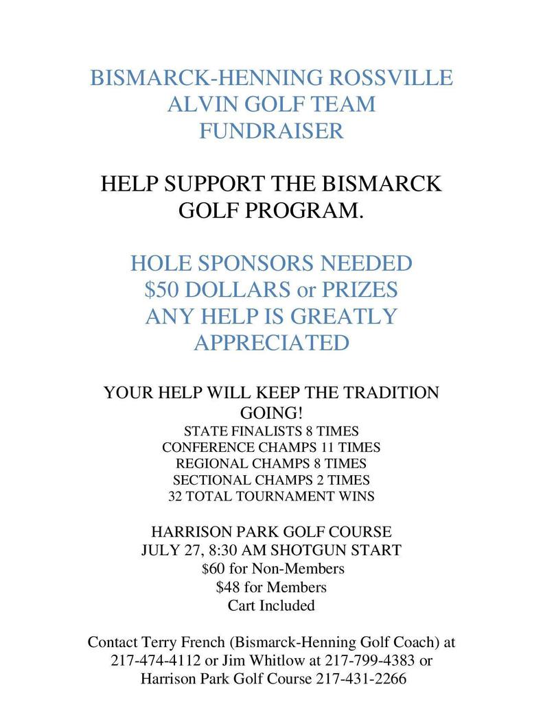 Hole Sponsors