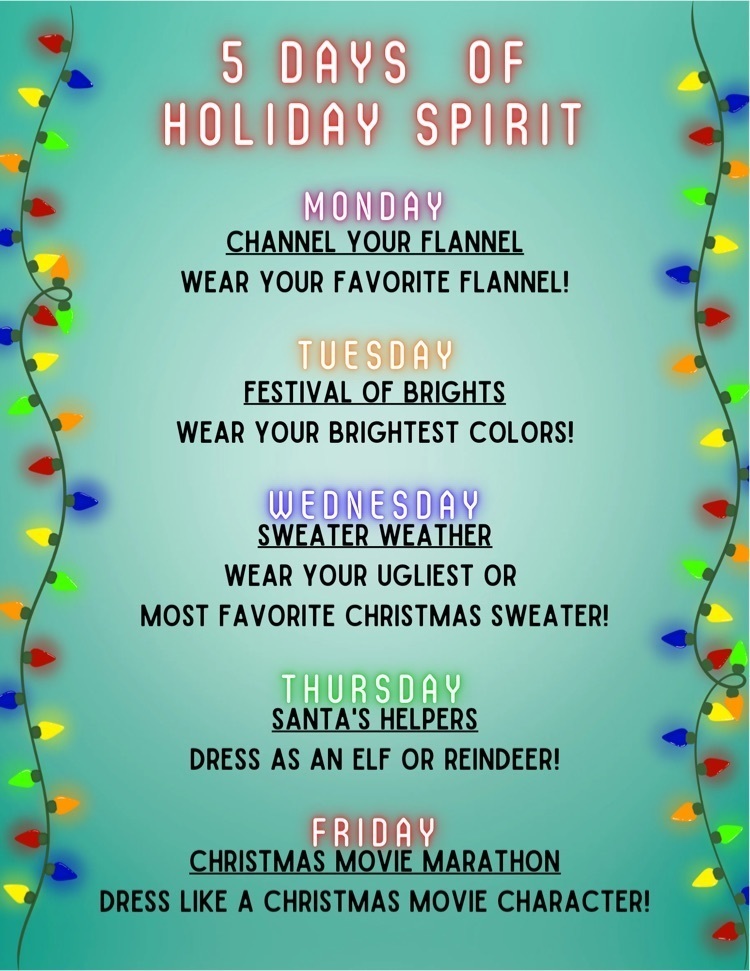 5 days of holiday spirit!