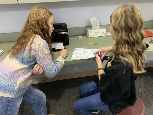 students participating in biztown
