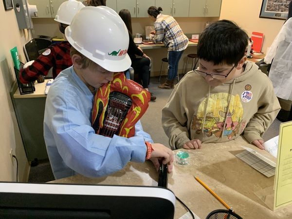 students participating in biztown