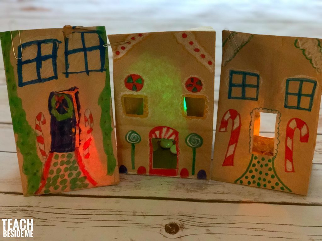 Paper Sack Gingerbread House