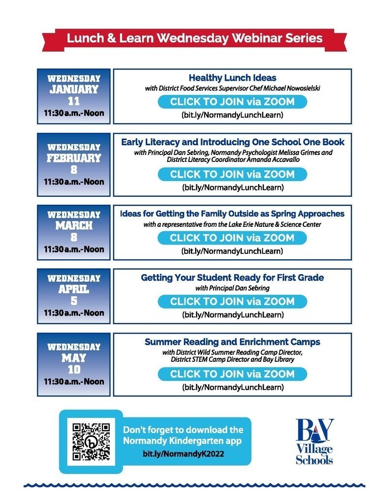 Normandy Lunch and Learn Flyer