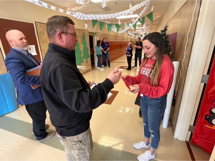 Coach Rodriguez getting her retention stipend. 